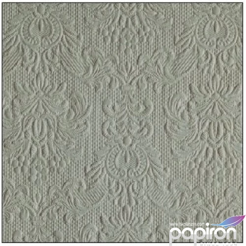 Szalvéta Ambiente Elegance Elegance sage dombornyomott papírszalvéta 25x25cm,15db-os