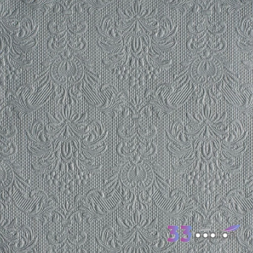 Szalvéta Ambiente Elegance grey dombornyomott 40x40cm,15db-os