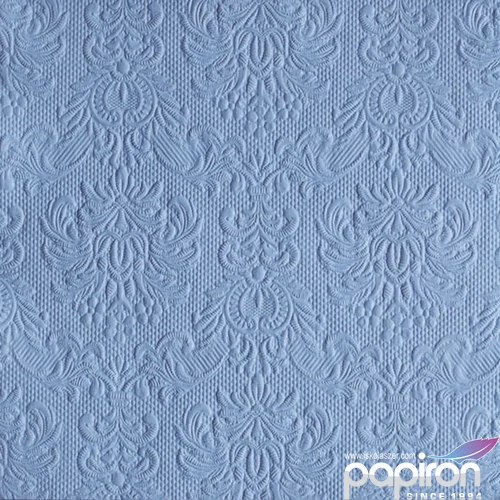 Szalvéta Ambiente Elegance Jeans Blue 33x33cm 3rétegű 15db/csom papírszalvéta 33x33cm, 15db-os