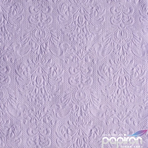 Szalvéta Ambiente Elegance lavender dombornyomott 40x40cm,15db-os