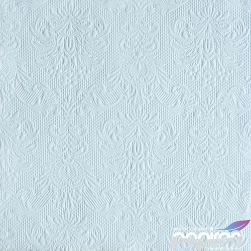 Szalvéta Ambiente Elegance Light Blue dombornyomott 33x33cm 3rétegű 15db/csom