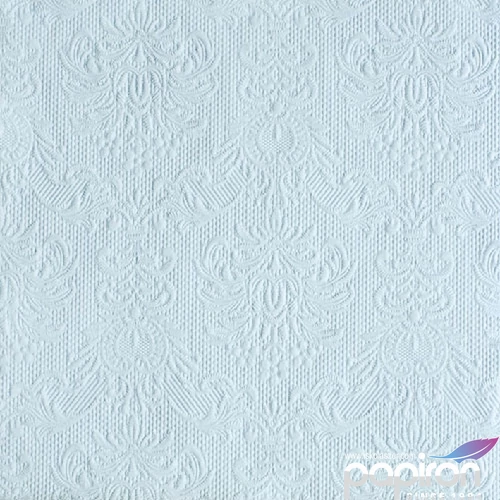 Szalvéta Ambiente Elegance light blue dombornyomott 40x40cm,15db-os