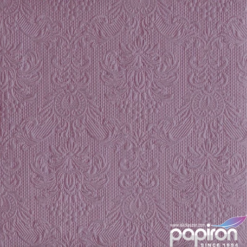 Szalvéta Ambiente Elegance Pale Lilac dombornyomott 40x40cm,15db-os