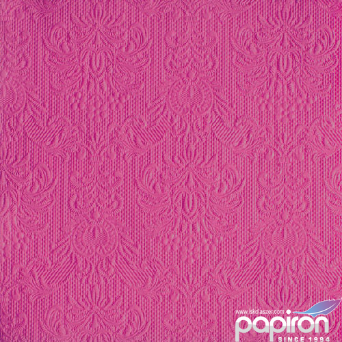 Szalvéta Ambiente Elegance magenta dombornyomott 33x33cm 3rétegű 15db/csom