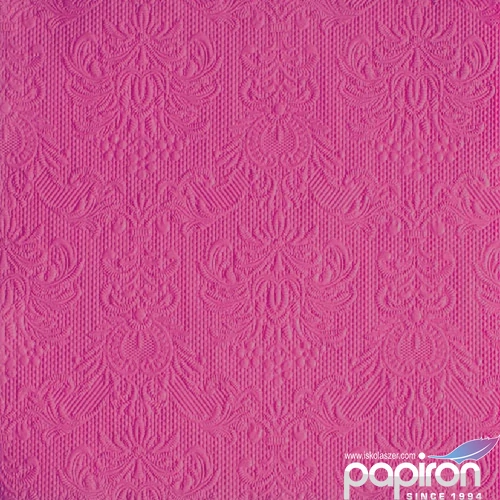 Szalvéta Ambiente Elegance magenta dombornyomott 40x40cm,15db-os