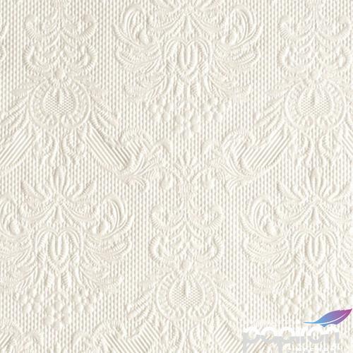 Szalvéta Ambiente Elegance Elegance pearl dombornyomott papírszalvéta 25x25cm,15db-os