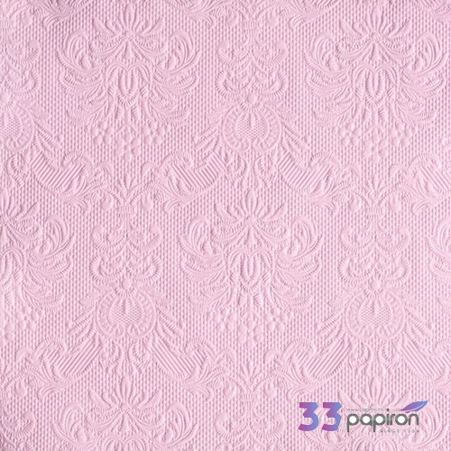 Szalvéta Ambiente Elegance Rose 33x33cm 3rétegű 15db/csom 13304928 szalvéta