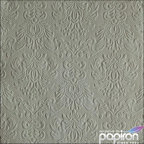 Szalvéta Ambiente Elegance sage dombornyomott 40x40cm,15db-os