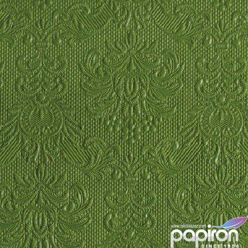 Szalvéta Ambiente Elegance Summer Green 25x25cm 15lapos 3rétegű 