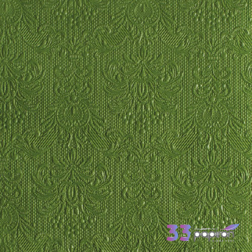 Szalvéta Ambiente Elegance Summer green dombornyomott 33x33cm 3rétegű 15db/csom