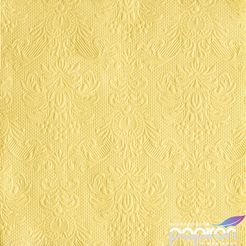 Szalvéta Ambiente Elegance Vanilla 33x33cm 3rétegű 15db/csom papírszalvéta 33x33cm, 15db-os