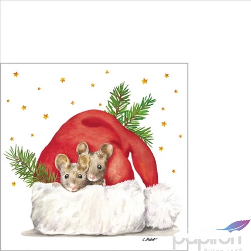 Szalvéta Ambiente 25x25cm Get cozy papírszalvéta papírszalvéta 25x25cm,15db-os