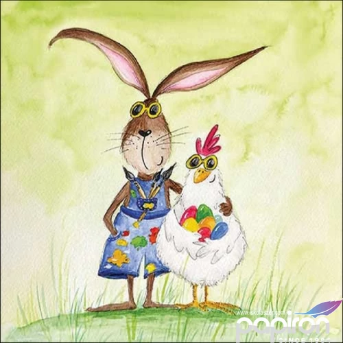 Szalvéta Ambiante Sunny Easter papírszalvéta 33x33cm,20db-os