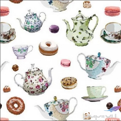 Szalvéta Ambiante Classic tea pots papírszalvéta 25x25cm,15db-os