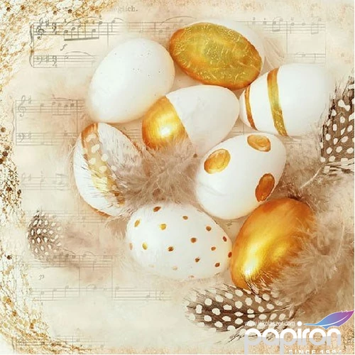Szalvéta Ambiante Godl en Eggs papírszalvéta 33x33cm,20db-os