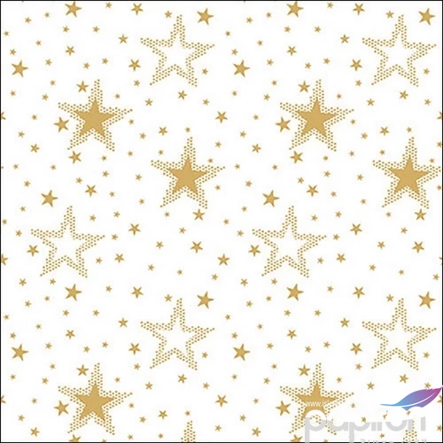 Szalvéta Ambiante Night sky godl /white papírszalvéta 33x33cm,20db-os
