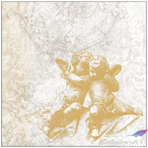 Szalvéta Ambiante Classic Angels Godl papír papírszalvéta 33x33cm,20db-os
