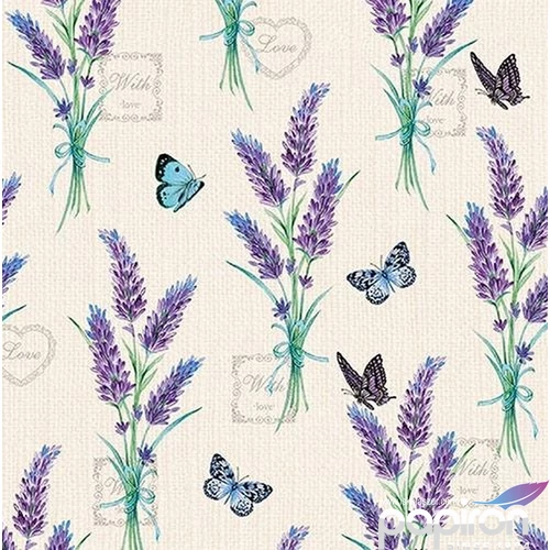 Szalvéta Ambiante Lavender With Love Cream papírszalvéta 33x33cm,20db-os