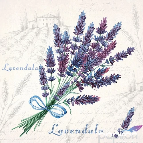 Szalvéta Ambiante Lavendula papírszalvéta 33x33cm,20db-os