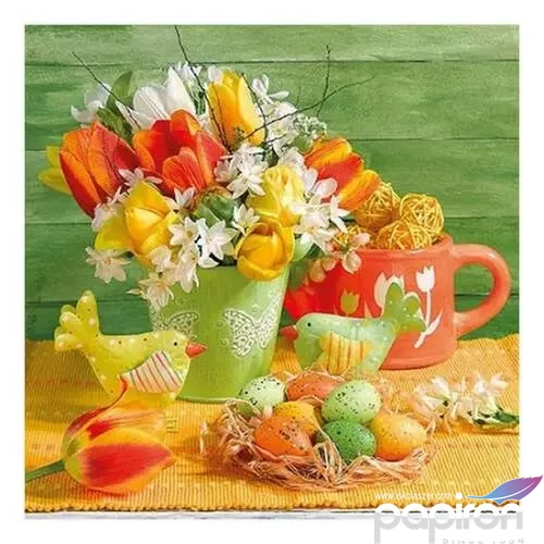 Szalvéta Ambiante Easter Life papírszalvéta 33x33cm,20db-os