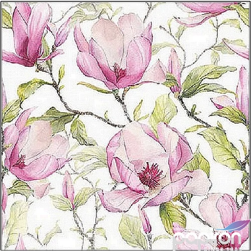 Szalvéta Ambiente mangólia Pattern 25x25 3rétegű, 20db/csomag 12518440