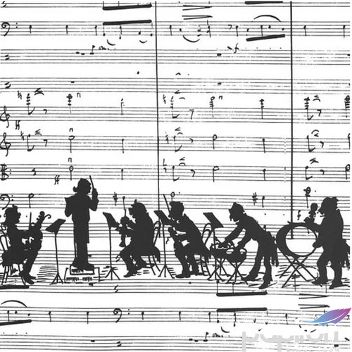 Szalvéta Ambiente Orchestra papírszalvéta 33x33cm,20db-os