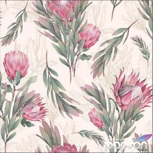 Szalvéta Ambiante Protea cream papírszalvéta 33x33cm,20db-os