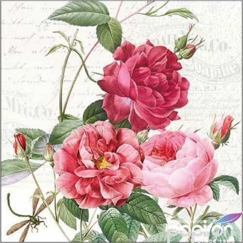 Szalvéta Ambiante Amber papír papírszalvéta 33x33cm,20db-os