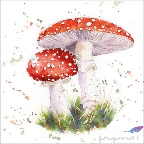 Szalvéta Ambiante Painted Fly Agaric papírszalvéta 33x33cm,20db-os