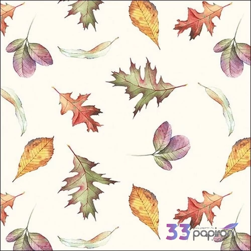 Szalvéta Ambiante Falling Leaves papírszalvéta 33x33cm,20db-os