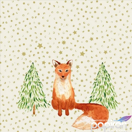 Szalvéta Ambiente Snowflakes 