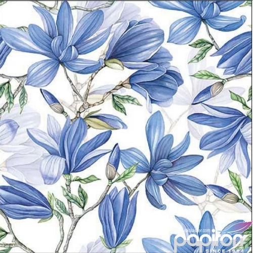 Szalvéta Ambiante Magnolia acuminata white papírszalvéta 33x33cm,20db-os