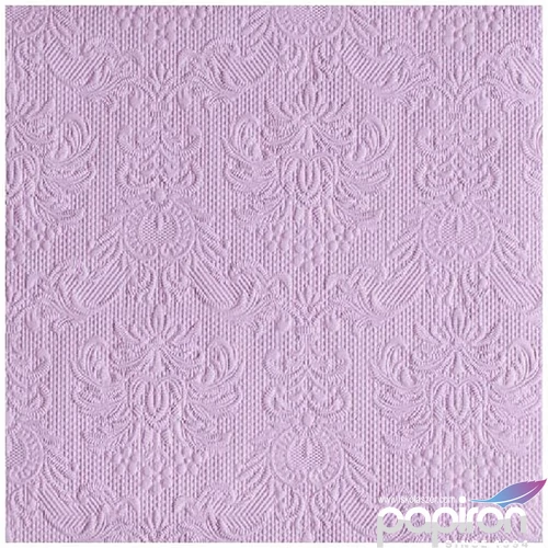 Szalvéta Ambiente Elegance light purple dombornyomott 40x40cm,15db-os