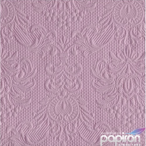 Szalvéta Ambiente Elegance 25x25cm 3rétegű 20db/csomag Pale Lilac