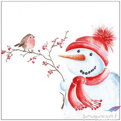 Szalvéta Ambiante Bird On Twig papír papírszalvéta 33x33cm,20db-os