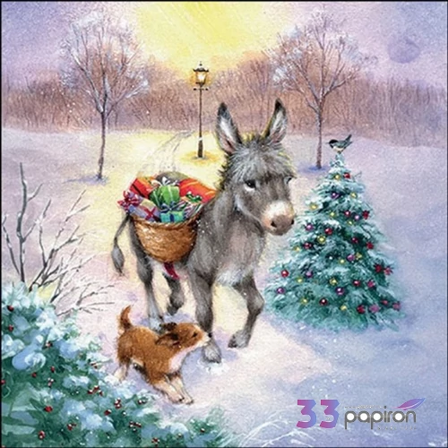 Szalvéta Ambiante Gifts delivery papírszalvéta 25x25cm,15db-os