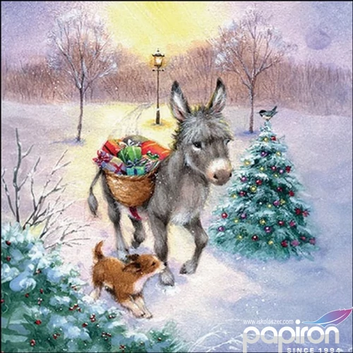 Szalvéta Ambiante Gifts delivery papír papírszalvéta 33x33cm,20db-os