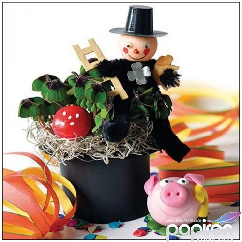 Szalvéta Ambiante Lucky charms papírszalvéta 33x33cm,20db-os
