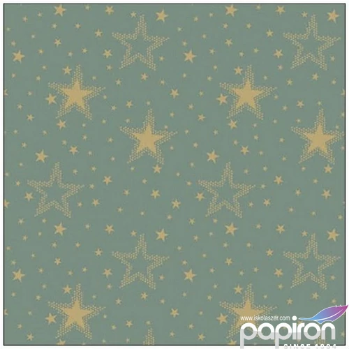 Szalvéta Ambiante Night sky godl /sage papírszalvéta 33x33cm,20db-os