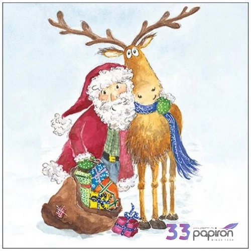 Szalvéta Ambiante On my way papírszalvéta 33x33cm,20db-os