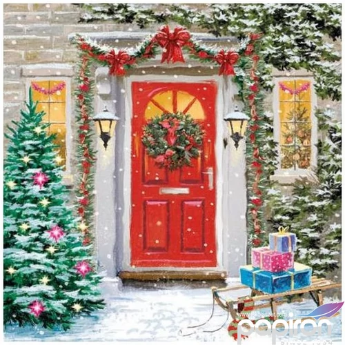 Szalvéta Ambiante Outdoor Decoration papírszalvéta 33x33cm,20db-os
