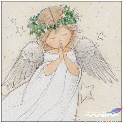 Szalvéta Ambiante Praying angel papírszalvéta 33x33cm,20db-os