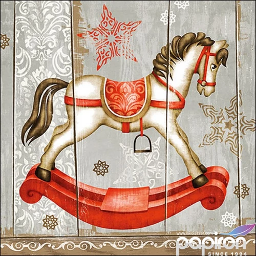 Szalvéta Ambiante Rocking Horse papírszalvéta 33x33cm,20db-os