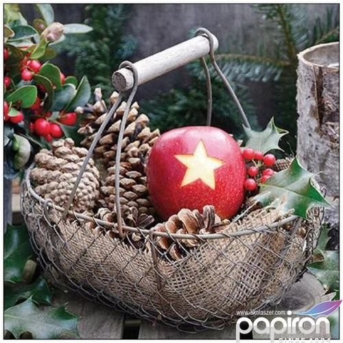 Szalvéta Ambiante Star apple papírszalvéta 33x33cm,20db-os