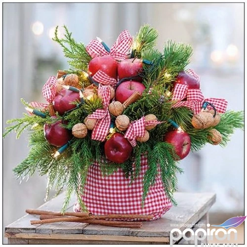 Szalvéta Ambiante Vichy Decoration papírszalvéta 33x33cm,20db-os