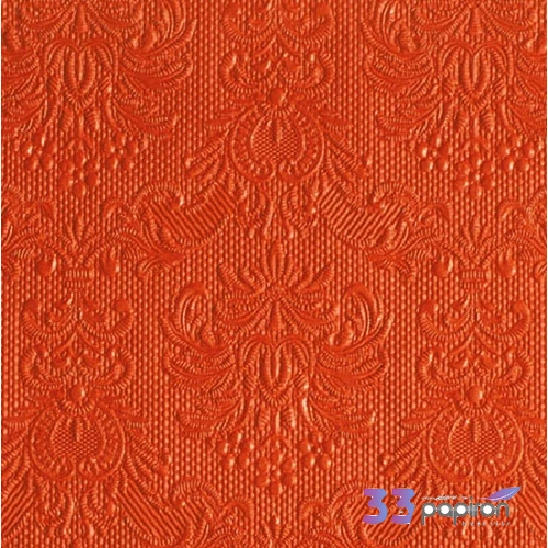 Szalvéta Ambiente Elegance Elegance orange dombornyomott papírszalvéta 25x25cm,15db-os