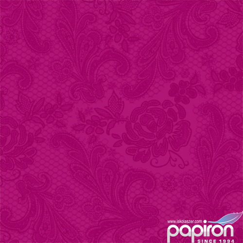 Szalvéta PPD Lace Embossed Lace Embossed blackberry dombornyomott papírszalvéta 33x33cm,15db-os