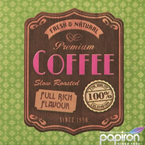 Szalvéta ROXAN Out of the Blue KG 3rétegű 33x33 20lap/csom. Out of the Blue KG Premium COFFEE