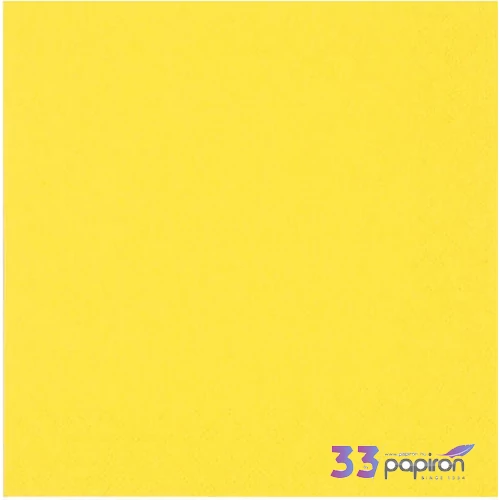 Szalvéta 33x33cm Ti-Flair 3rétegű 33x33 20lap/csom. sun yellow 301384
