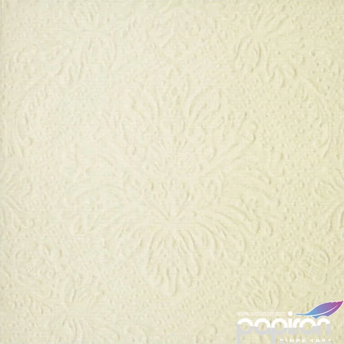 Szalvéta 33x33cm Ti-Flair 3rétegű 33x33 20lap/csom. dombornyomott damaszt hat. Luxury ivory 379103